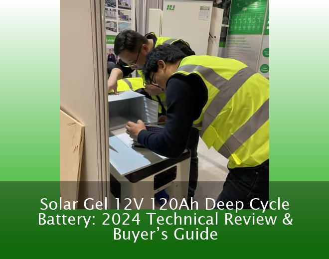 Solar Gel 12V 120Ah Deep Cycle Battery: 2024 Technical Review & Buyer’s Guide
